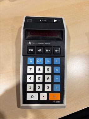 Vintage Texas Instruments TI-2550 memory calculator